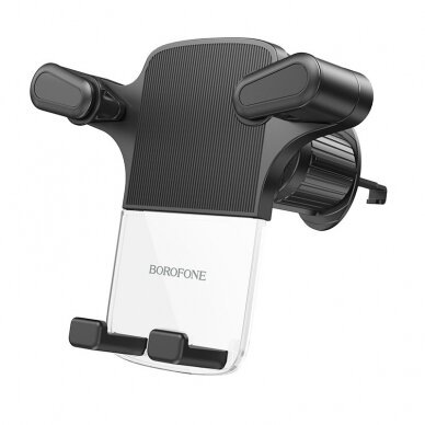 Automobilinis telefono laikiklis Borofone BH86 tvirtinamas ant ventiliacijos grotelių 1