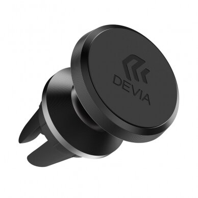 Automobilinis telefono laikiklis Devia Titan tvirtinamas į ventiliacijos groteles, magnetinis, juodas 3