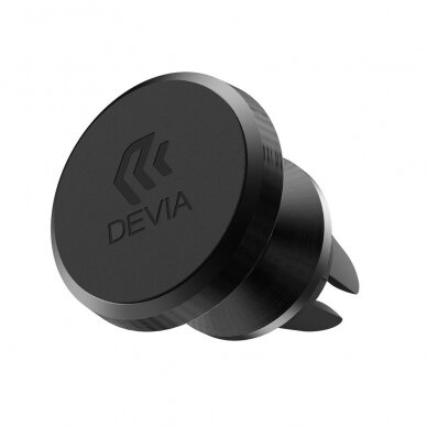 Automobilinis telefono laikiklis Devia Titan tvirtinamas į ventiliacijos groteles, magnetinis, juodas