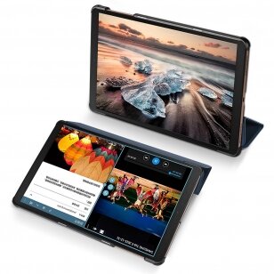 Dėklas Dux Ducis Domo tamsiai mėlynas Samsung Galaxy Tab S9 FE (X510/X516B)