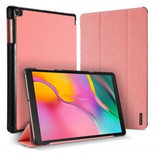 Dėklas Dux Ducis Domo rožinis Samsung Galaxy Tab S8 Plus (X800/X806) / Samsung Galaxy Tab S7 FE 2021 (T730/T736B) / Samsung Galaxy TAB S7 Plus 12.4 (T970/T976B)