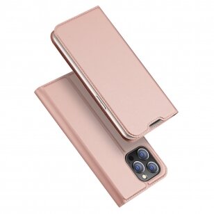 Dėklas Dux Ducis Skin Pro Xiaomi Redmi A1/Redmi A2 rožinis-auksinis