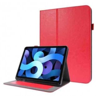Dėklas Folding Leather raudonas Samsung Galaxy Tab A9 8.7 (X115)