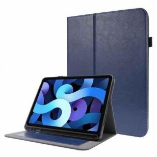 Dėklas Folding Leather tamsiai mėlynas Samsung Galaxy Tab A9 8.7 (X115)