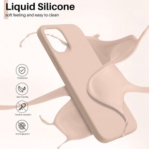 Dėklas Liquid Silicone 1.5mm rožinis Samsung Galaxy A13 5G (A136) / Samsung Galaxy A04s (A047)