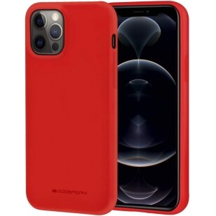 Dėklas Mercury Soft Jelly Case raudonas Samsung Galaxy A13 5G (A136) / Samsung Galaxy A04s (A047)