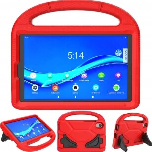 Dėklas Shockproof Kids raudonas Samsung Galaxy Tab A9 8.7 (X115)