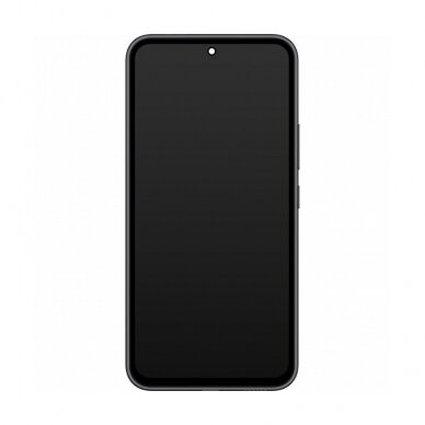 Ekranas Samsung A546 A54 5G su lietimui jautriu stikliuku ir rėmeliu originalus Awesome Graphite (service pack) 1