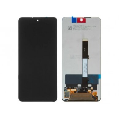 Ekranas Xiaomi Poco X3/Poco X3 NFC/Poco X3 Pro/Mi 10T Lite su lietimui jautriu stikliuku juodas (Refurbished) ORG