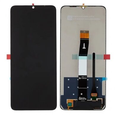 Ekranas Xiaomi Redmi 11A /12C su lietimui jautriu stikliuku juodas ORG