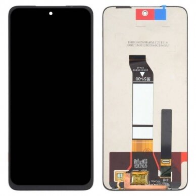 Ekranas Xiaomi Redmi Note 10 5G/Redmi Note 10T 5G/Poco M3 Pro 4G/5G su lietimui jautriu stikliuku juodas ORG