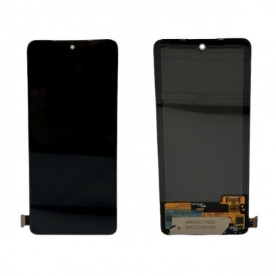 Ekranas Xiaomi Redmi Note 12 Pro 4G su lietimui jautriu stikliuku juodas ORG