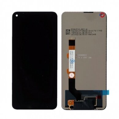 Ekranas Xiaomi Redmi Note 9 Pro/ Note 9S su lietimui jautriu stikliuku juodas ORG