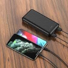 Išorinė baterija Power Bank Borofone BJ3A Type-C microUSB 2*USB (2A) 20000mAh juoda 1
