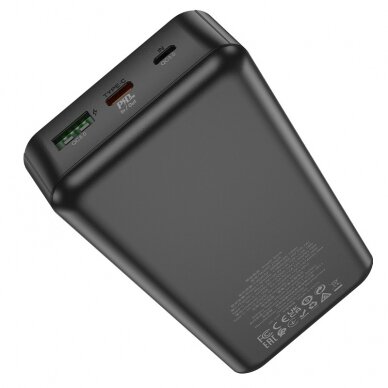 Išorinė baterija Power Bank Hoco J102A PD20W+QC3.0 20000mAh juodas 1