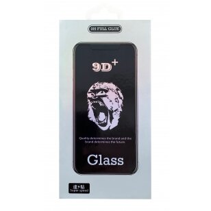 LCD apsauginis stikliukas 9D Gorilla Apple iPhone XR/11 juodas