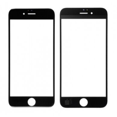 LCD stikliukas Apple iPhone 6S su rėmeliu ir OCA juodas V2 ORG