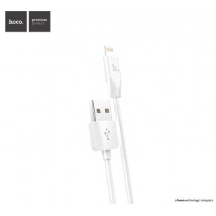 USB kabelis Hoco X1 microUSB 2.0m baltas