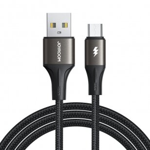 USB kabelis Joyroom SA25-AM3 USB to MicroUSB 3A 1.2m juodas