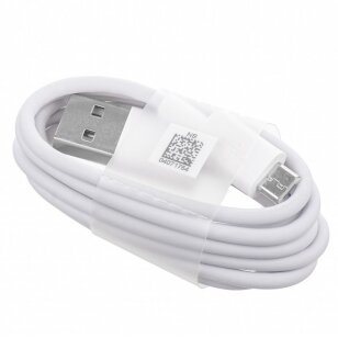 USB kabelis originalus Huawei MicroUSB 1.0m baltas