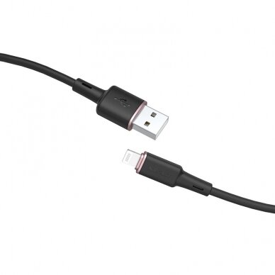 USB kabelis Acefast C2-02 MFi USB-A to Lightning 1.2m juodas 1