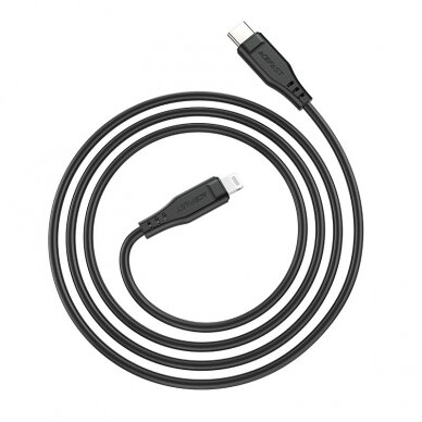 USB kabelis Acefast C3-01 MFi PD30W USB-C to Lightning 1.2m juodas 1