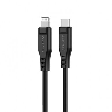 USB kabelis Acefast C3-01 MFi PD30W USB-C to Lightning 1.2m juodas