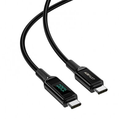USB kabelis Acefast C6-03 100W USB-C to USB-C 2.0m juodas 1