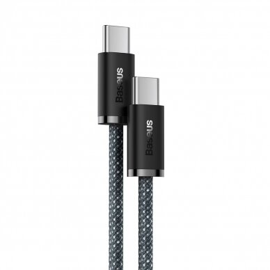 USB kabelis Baseus Dynamic 100W Type-C 1.0m pilkas CALD000216 1