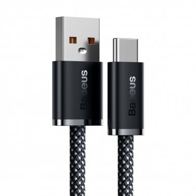 USB kabelis Baseus Dynamic 100W USB-A to Type-C 1.0m pilkas CALD000616 1