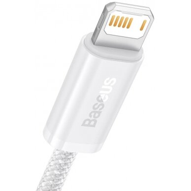USB kabelis Baseus Dynamic USB-A to Lightning 2.4A 1.0m baltas CALD000402 1
