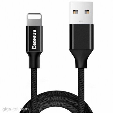 USB kabelis Baseus Yiven USB to Apple Lightning 1.8m juodas CALYW-A01