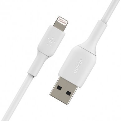 USB kabelis Belkin Boost Charge USB-A to Lightning 1.0m baltas 3
