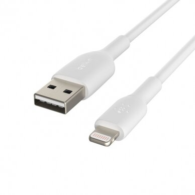USB kabelis Belkin Boost Charge USB-A to Lightning 1.0m baltas 4
