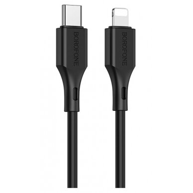 USB kabelis Borofone BX49 PD Type-C į Lightning 1.0m juodas