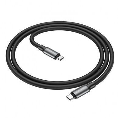 USB kabelis Borofone BX82 60W Type-C to Type-C 1.0m juodas 2
