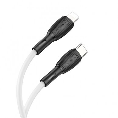 USB kabelis Borofone BX86 Advantage PD Type-C į Lightning 1.0m baltas