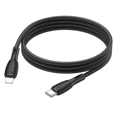 USB kabelis Borofone BX86 Advantage PD Type-C į Lightning 1.0m juodas 2