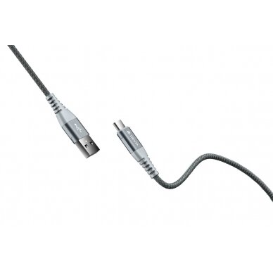 USB kabelis Devia Shark Type-C 1.5m 5A baltas 1