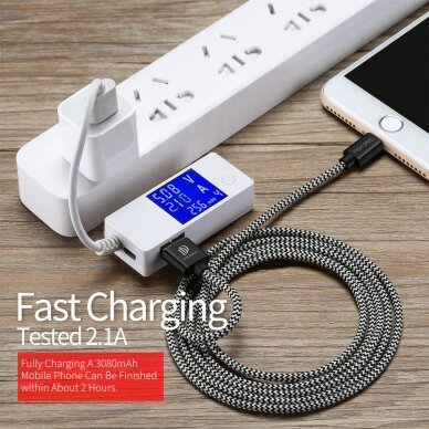 USB kabelis Dux Ducis K-ONE Lightning FastCharging 1.0m 1