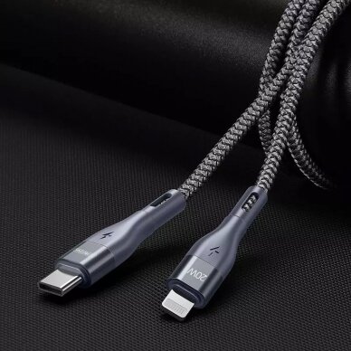 USB kabelis DUZZONA 20W Type-C to Lightning 1.0m 4