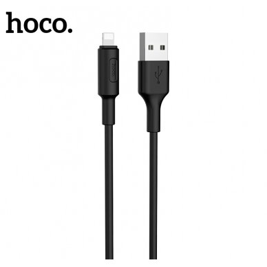 USB kabelis Hoco X25 Lightning 1.0m juodas 1