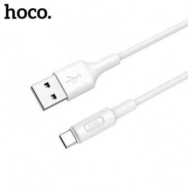 USB kabelis Hoco X25 Type-C 1.0m baltas 2