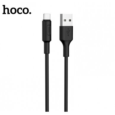 USB kabelis Hoco X25 Type-C 1.0m juodas 1
