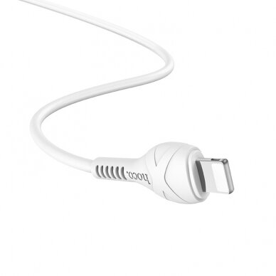 USB kabelis Hoco X37 Cool Power Lightning 1.0m baltas 2