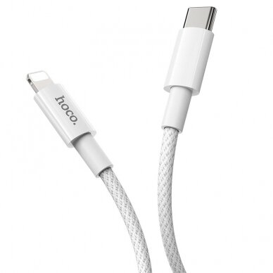 USB kabelis Hoco X56 PD Type-C į Lightning 1.0m baltas 1