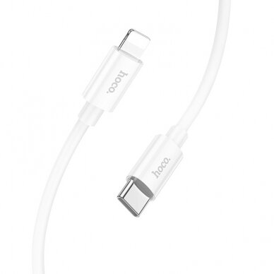 USB kabelis Hoco X87 PD20W Type-C to Lightning 1.0m baltas 2