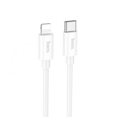 USB kabelis Hoco X87 PD20W Type-C to Lightning 1.0m baltas