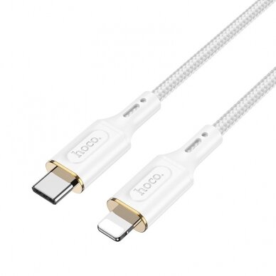 USB kabelis Hoco X95 PD20W Type-C to Lightning 1.0m baltas 1