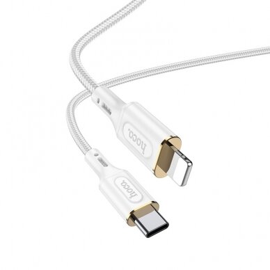 USB kabelis Hoco X95 PD20W Type-C to Lightning 1.0m baltas
